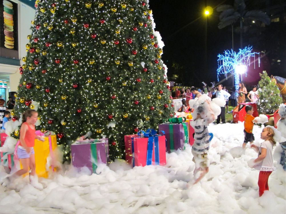 Blue Christmas on Orchard Road