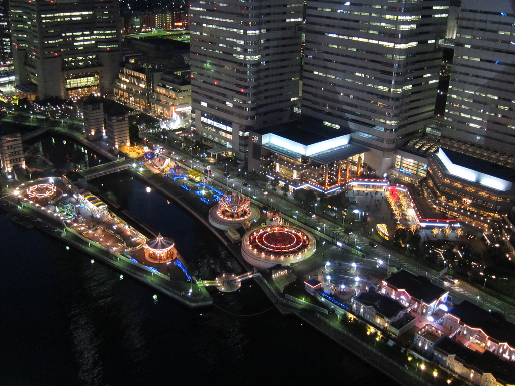 View from the Yokohama Cosmo Ferris wheel