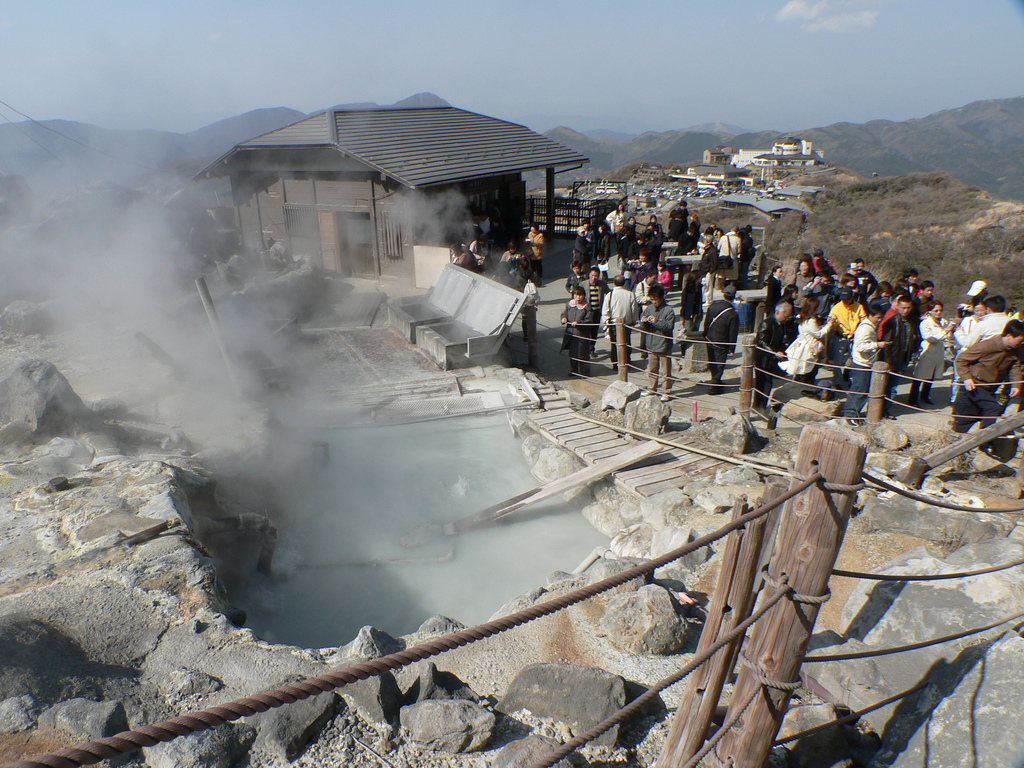 Owakudani, or the Valley of Hell